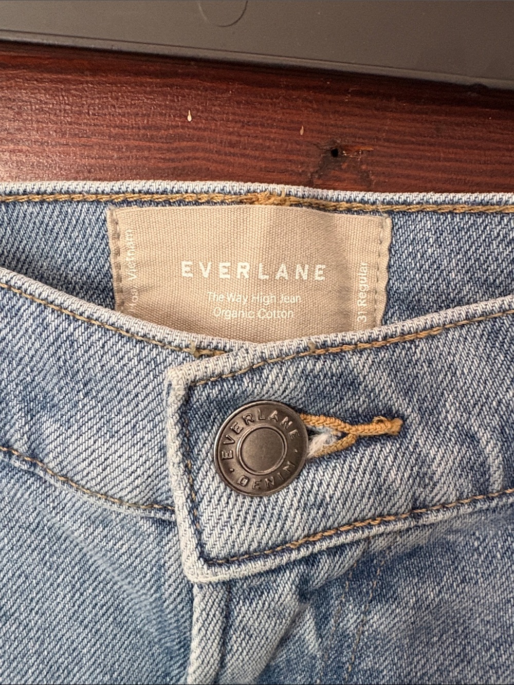Everlane The Way High Jean Organic Cotton size 31 - Picture 5 of 5